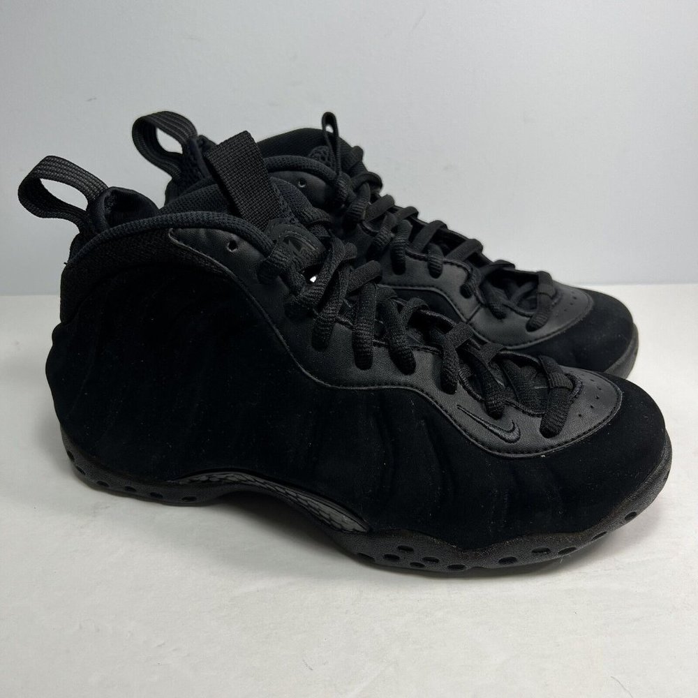 Nike Air Foamposite One Premium Triple Black Suede 2014 Mens Size 6.5 575420 006